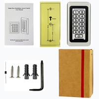 Sistema de Control de Acceso RFID Electrónico para Puerta Única, Metálico, Impermeable, con Teclado y Control de Entrada
