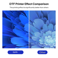 Imprimante DTF A3 Premium Xp600 avec découpeuse, machine d'impression DTF A4 sur film PET pour vêtements textiles, impression directe sur vêtement, encre CMYK blanche