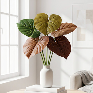 ใบตองกลมขนาดใหญ่ประดิษฐ์ 30 ซม.-100 ซม. สำหรับตกแต่งวันวาเลนไทน์ - Product Image 1