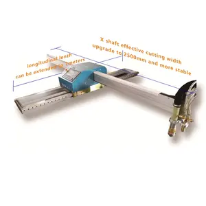 Máquina de corte de perfil do gás do cnc portátil resistente de baixo preço