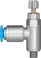 Válvula de Control de Flujo Unidireccional Original FESTO GRLA-M5-QS-4-RS-D 197577, Conectores Neumáticos, Fabricación China