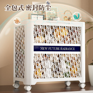 New Future Radiance Storage <b>Box</b> With Wheels <b>For</b> Kids Toys Organizer White Rectangle Standing Type - Product Image 1