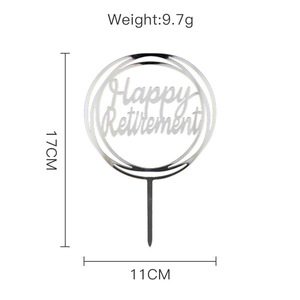 Adorno de acrílico para pastel, decoración de <span class=keywords><strong>fiesta</strong></span> - Product Image 4