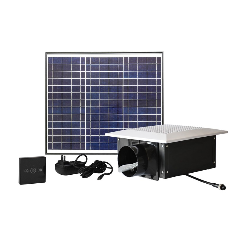 Ceiling Mounted Solar Air Vent Exhaust