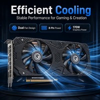 Kartu Grafis Gaming RTX 3060 12GB GDDR6 192Bit Dual Fan 4K/8K Baru untuk PC Desktop-12nm PCIe 4.0 DP/