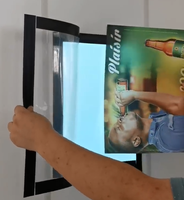 Bingkai Lampu Iklan EL Poster Terbaru Bingkai Iklan dengan Kecerahan Tinggi untuk Pameran atau Papan Iklan atau Menu