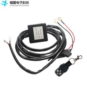 Flare Star Electronic Off-Road <b>Flash</b> <b>Light</b> Control Wire 12V DC Remote Control For Roof LED Bar - Product Image 1