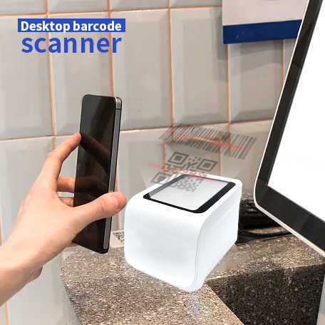 P20 1D 2D Corded Desktop Barcode Scanner - QR Reader Screen