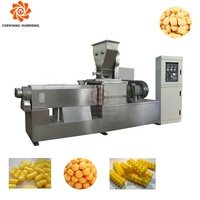 Machine à fabriquer des snacks de maïs Vente en gros Extrudeuse d'aliments à boulettes de fromage soufflé par extrusion Machines à snacks