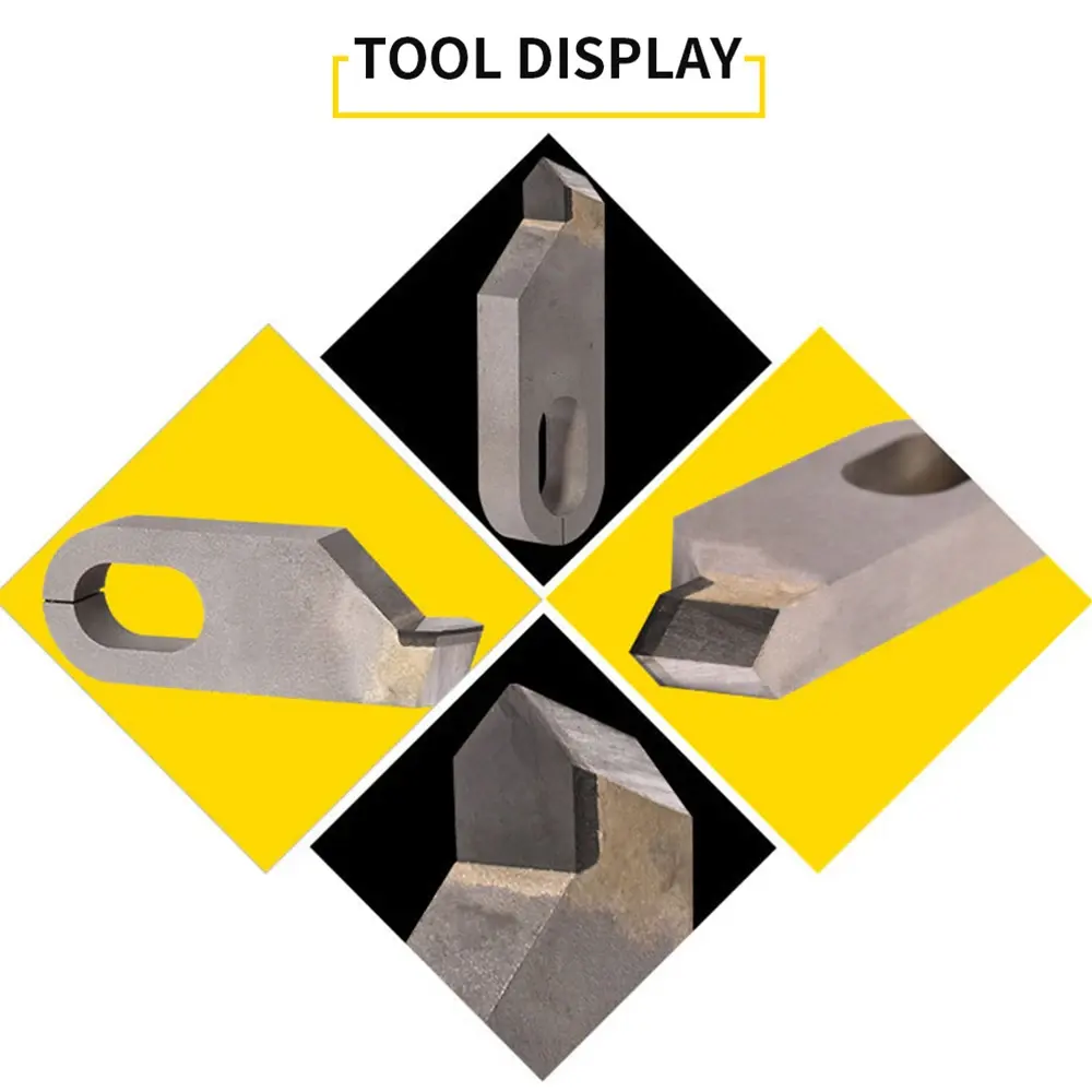 Takı MCD PCD elmas aracı özelleştirilmiş V şekli Posalux elmas kesim araçları takı yapımı için end mill aracı