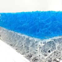 Éponge filtrante pour aquarium, coton de 4 cm d'épaisseur, support de filtration spécialisé, purification biochimique pour bassins de poissons, culture de biofilms