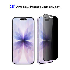 Verre trempé anti-rayures à <span class=keywords><strong>couverture</strong></span> complète pour iPhone 17 Protecteur d'écran de confidentialité - Product Image 2