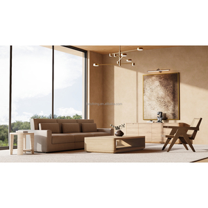 FERLY, muebles modernos para sala <span class=keywords><strong>de</strong></span> estar, sillón inclinado <span class=keywords><strong>de</strong></span> roble macizo con patas en forma <span class=keywords><strong>de</strong></span> V invertidas y respaldo <span class=keywords><strong>de</strong></span> caña - Product Image 4
