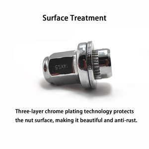 12X1.5มม. 1.87 "47มม. ความยาว13/16 HEX OEM โรงงานผลิต<span class=keywords><strong>แม็</strong></span><span class=keywords><strong>ก</strong></span>โครเมี่ยมแหวนสำหรับ Toyota Tacoma 4 Runner SR5 Pre-RUNNER - Product Image 4