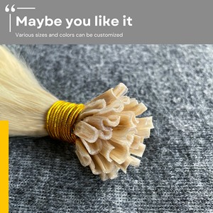 Extensiones de Cabello Humano Europeo de Alta Calidad, Pro-Bonded, Suministradas por Fábrica, Punta en <span class=keywords><strong>U</strong></span>, Cabello Grueso en las Puntas, Grado 12A, Cabello Remy, Estilo Liso - Product Image 5