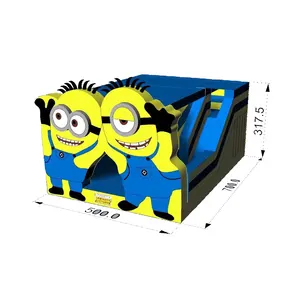 Commercial Giant Minion Inflatable Castle With Slide Combo For Children