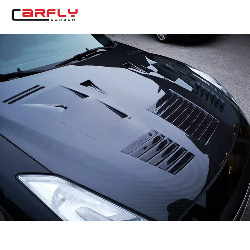 Bonnet de fibra de carbono compatível com skyline r35 gtr 2008-2018