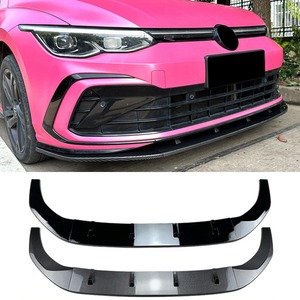 Front Bumper <b>Splitter</b> Front Bumper Diffuser Guard <b>Lip</b> Protector Cover Apron for VW Golf MK8 GTI R Body Kit Car Accessories - Product Image 1