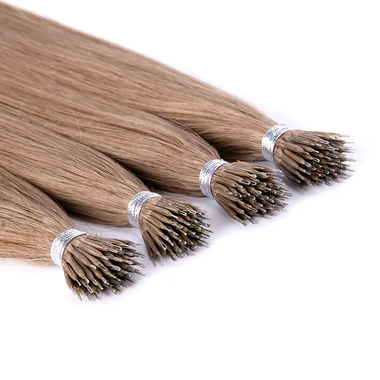 Нано-наконечник, Кератиновое наращивание волос, полный цвет, дешевая оптовая цена, простота установки