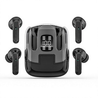 Meilleures ventes en Europe et en Amérique, écouteurs intra-auriculaires DX-16 de haute qualité, affichage numérique, écouteurs sans fil étanches