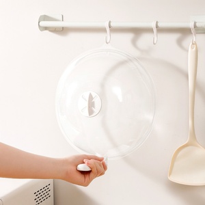 Couvercle de micro-ondes durable anti-éclaboussures avec poignée, couvercle pour aliments chauds frais, résistant aux hautes températures, récipient de conservation hermétique - Product Image 6
