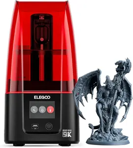 Elegoo Atacado Mars 4 9K HD Resina LCD 3D Impressora