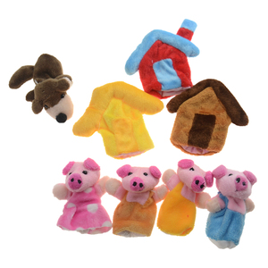 mayor <span class=keywords><strong>de</strong></span> la Escuela Muestra juguetes educativos <span class=keywords><strong>de</strong></span> los niños historias <span class=keywords><strong>de</strong></span> familia personalizado cerdo animal marioneta <span class=keywords><strong>de</strong></span> dedo - Product Image 2