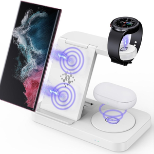 15w 3in1 Fast Wireless Chargers <strong>Universal</strong> Power Supply <strong>Adapter</strong> Charging for Smart Mobile Phone Earphone Watch <strong>Multifunction</strong> - Product Image 1