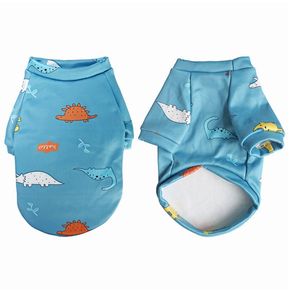 เสื้อฮู้ดดี้สุนัขตัวเล็กน่ารัก เสื้อกันหนาวฤดูหนาว สีพื้น เสื้อผ้าสัตว์เลี้ยงรักษ์โลก สำหรับฤดูร้อน - Product Image 5