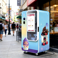 Distributeur de crème glacée professionnel avec système fiable pour la restauration commerciale