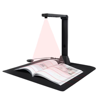 Scanner de documents Eloam S1500A3AF 22 mégapixels A3 avec interface USB, prend en charge plus de 180 langues OCR pour la numérisation de livres, magazines et documents