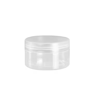 En Existencia, Envases Vacíos de PET para Exfoliantes de 30 ml, 50 ml, 80 ml, 100 ml, 200 ml, Envases Redondos Transparentes para Cosméticos, Tarros de Plástico para Crema y Loción con Tapa Negra - Product Image 6