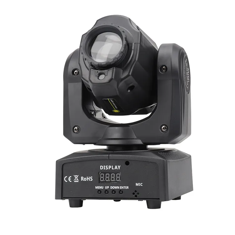 New Product 30W Led Mini Gobo Spot Moving Head + Laser EffectためDJ Disco Stage Lighting