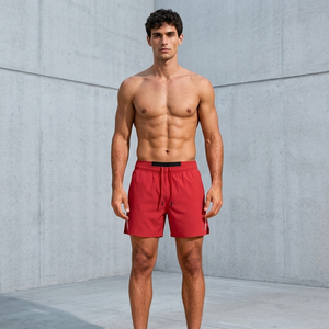 กางเกงวิ่งน้ำหนักเบาพิเศษสำหรับผู้ชาย ผ้าตาข่ายแห้งเร็ว พร้อมกระเป๋าซ่อน สำหรับวิ่งจ๊อกกิ้ง มาราธอน ฟิตเนส วิ่งออกกำลังกาย - Product Image 1