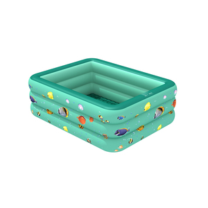 Piscine gonflable pour enfants de petite taille 120 cm avec toboggan aquatique pour usage extérieur, vente en gros, piscine portable - Product Image 6