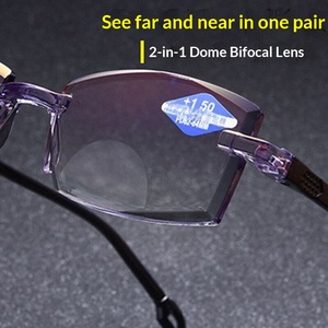 <span class=keywords><strong>Gafas</strong></span> de <span class=keywords><strong>Presbicia</strong></span> sin Montura con Zoom Inteligente y Protección Anti-Luz Azul, Estilo Punk de Doble Luz para Mujer - Product Image 2