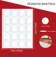 Points adhésifs double face en PVC, autocollants de masquage pour ballons, points de colle pour affiches, murs, loisirs créatifs - Ne laisse pas de traces