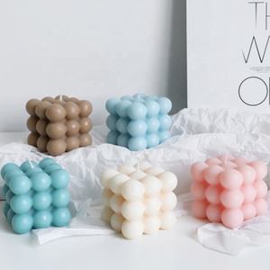 Vela Aromática en <span class=keywords><strong>Cubo</strong></span> Geométrico <span class=keywords><strong>Rubik</strong></span>'s <span class=keywords><strong>de</strong></span> Cera <span class=keywords><strong>de</strong></span> Soja, Velas Perfumadas para Decoración del Hogar - Product Image 2