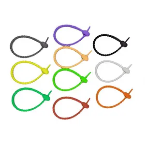 Plastic Round Circle Nail Cable Wire Clip