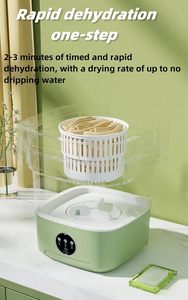 Lave-linge et sèche-linge automatiques portables miniatures de 15 L, état neuf, chargement par le haut, électriques, pour hôtels et voitures - Product Image 3