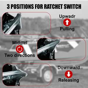 โรงงานผลิตโดยตรง รอกมือหมุน 600 ปอนด์ พร้อมสายเหล็ก 6 เมตร เฟืองเหล็กชุบแข็ง รอกมือหมุนสำหรับงานหนัก ระดับมืออาชีพ สำหรับเรือและรถพ่วง - Product Image 5