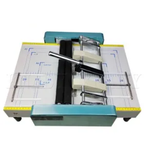 2-in-1 buch papier automatische falt-/stapelflocken-stickmaschine