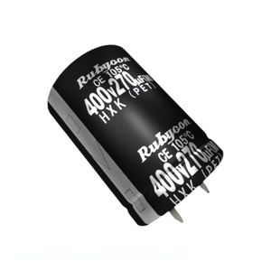 Condensateur 1 mF CAP ALUM 1MF 20% 400V SNAP TH à trou traversant 400HXK1000MEPASN35X55 - Distributeur agréé - Product Image 1