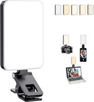 Portable Smart LED Lumière de Remplissage Selfie Vidéo Conférence Lampe Remplir Lumière Caractéristique Maquillage Téléphone Portable Photographique Travail Caméra Vidéo