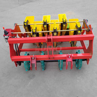 Nouveaux accessoires de tracteur à 3 points d'occasion Machine de plantation d'ail à 6/10 rangées avec noyau de moteur de boîte de vitesses pour l'ensemencement agricole