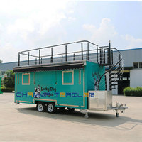 Chammp efficace et durable nouveau style moins cher de haute qualité Snack Deck Food Truck Food Trailer avec Double Decker