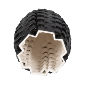 Vaso 3D moderno con texture e motivo intrecciato per l'arredamento del soggiorno, elegante vaso per fiori per la camera da letto, decorazione per la casa e l'ufficio - Product Image 5
