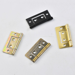 Furniture Hinge 38x21mm Surface Mount Durable Iron Plated Traditional Style H-Type For Packaging <b>Boxes</b> Hardware Accessories - Product Image 2