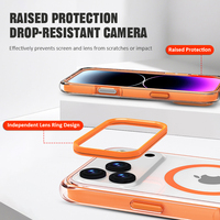 Vier Hoeken Anti-Drop Telefoon Magnetische Case Voor Iphone 17 Plus Met 360 Roterende Verborgen Metalen Kickstand Voor Iphone 17 Pro Max