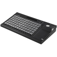 Teclado POS Inteligente Todo en Uno MKB78, Totalmente Programable, con Lector de Códigos de Barras NFC y Lector de Tarjetas MSR para Caja Registradora
